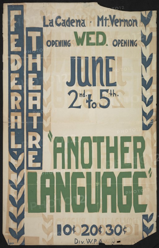 Another Language, California?, [193-]. Creator: Unknown.