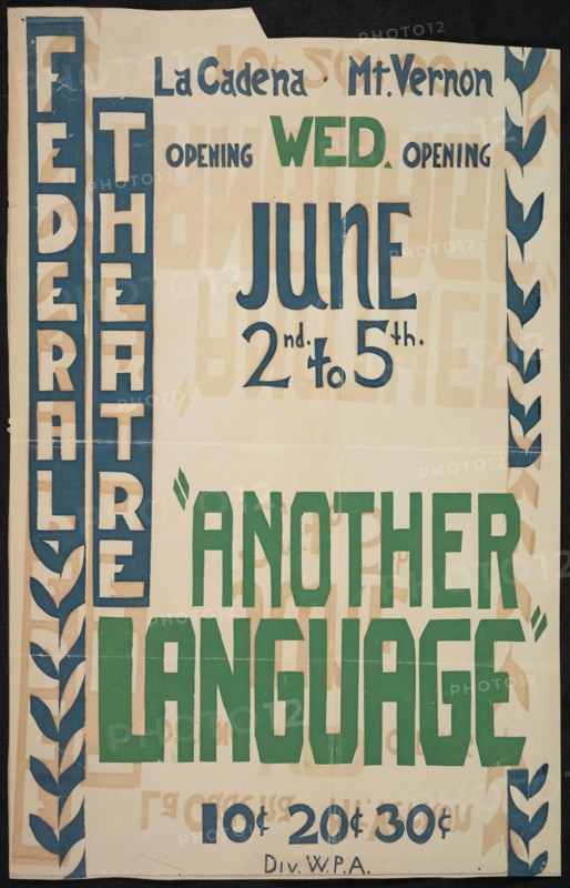 Another Language, California?, [193-]. Creator: Unknown.