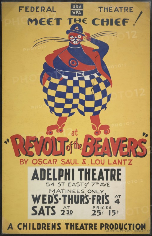 Revolt of the Beavers, New York, 1937. Creator: Unknown.