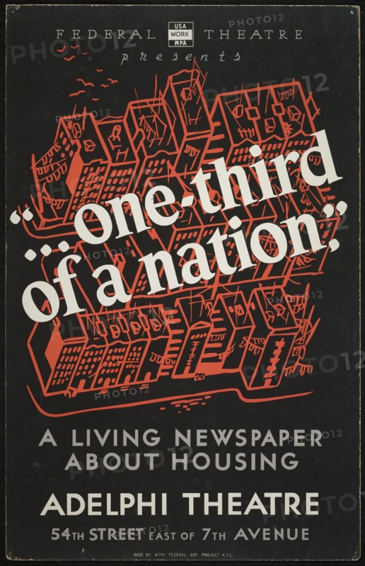 One Third of a Nation, New York, 1938. Creator: Unknown.