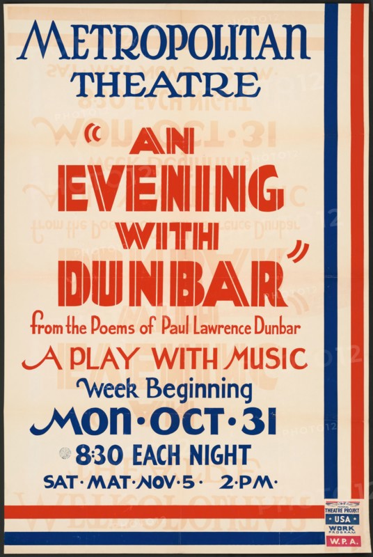 An Evening with Dunbar, Seattle, 1938. Creator: Unknown.