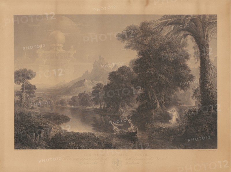 The Voyage of Life: Youth, 1850. Creator: James Smillie.