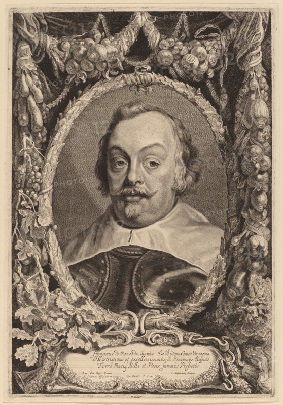 Franciscus de Moncada, 1650?. Creator: Jonas Suyderhoef.