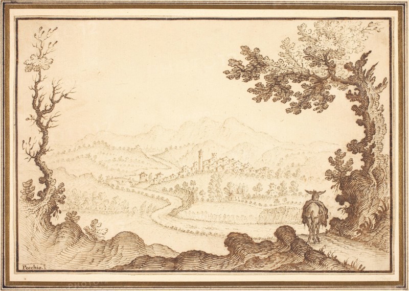 A Landscape Near Pecchio. Creator: Remigio Cantagallina.