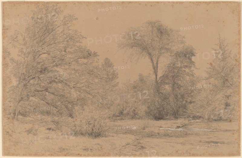 Landscape, Early Spring, 1857. Creator: John Henry Hill.