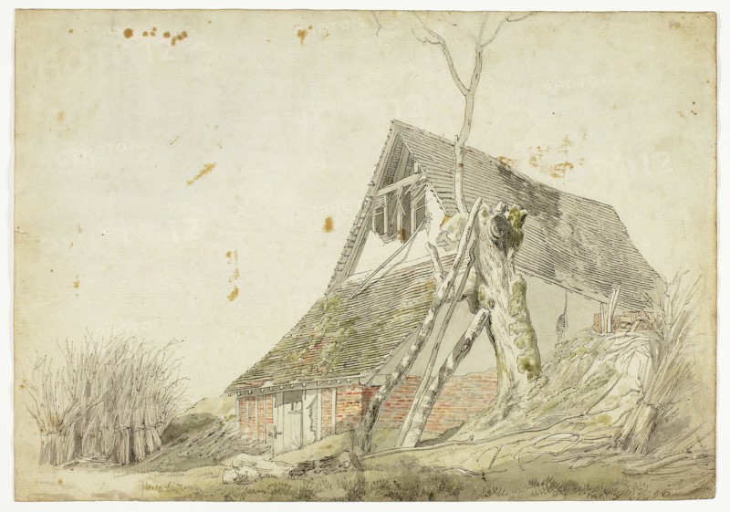 Farm House in Ruins, n.d. Creator: Michael Angelo Rooker.