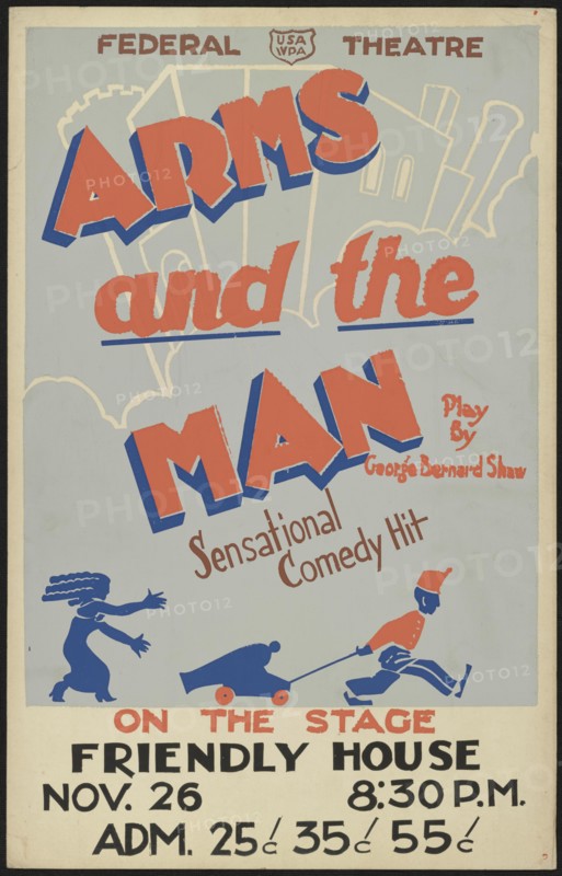 Arms and the Man, Des Moines, IA, 1937. Creator: Unknown.