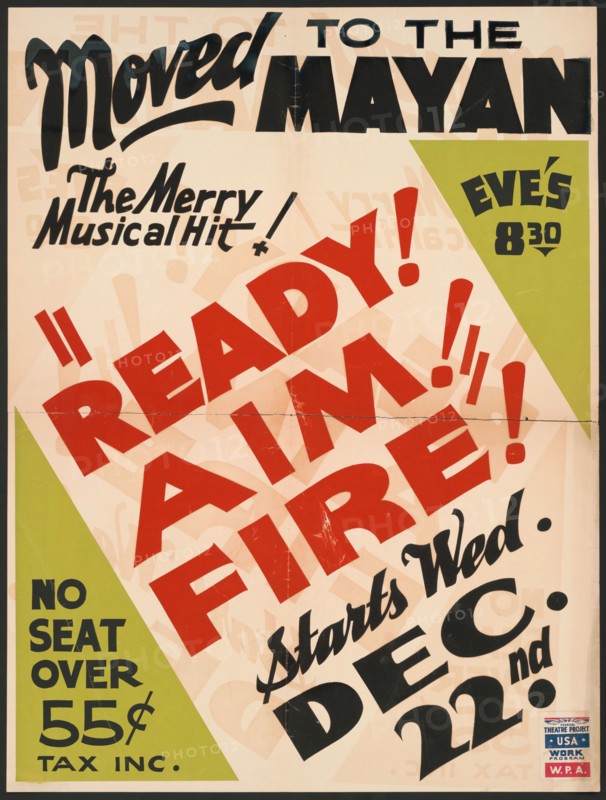 Ready! Aim! Fire!, Los Angeles, [193-]. Creator: Unknown.