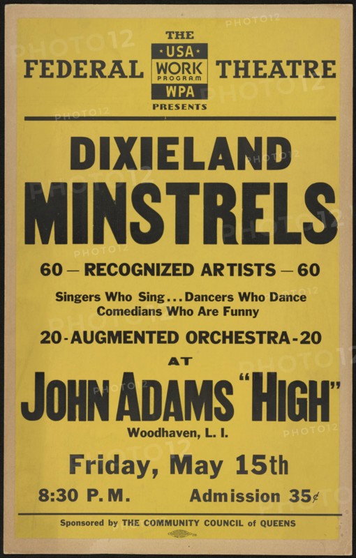 Dixieland Minstrels, New York, [1930s]. Creator: Unknown.