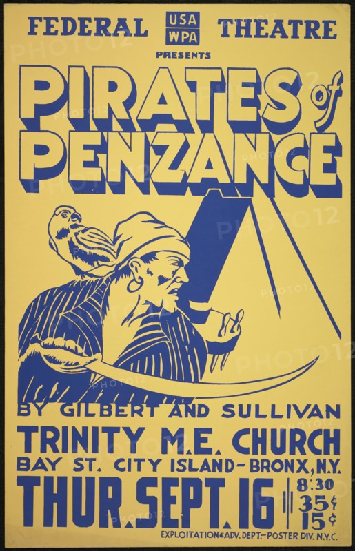 Pirates of Penzance, New York, [1930s]. Creator: Unknown.