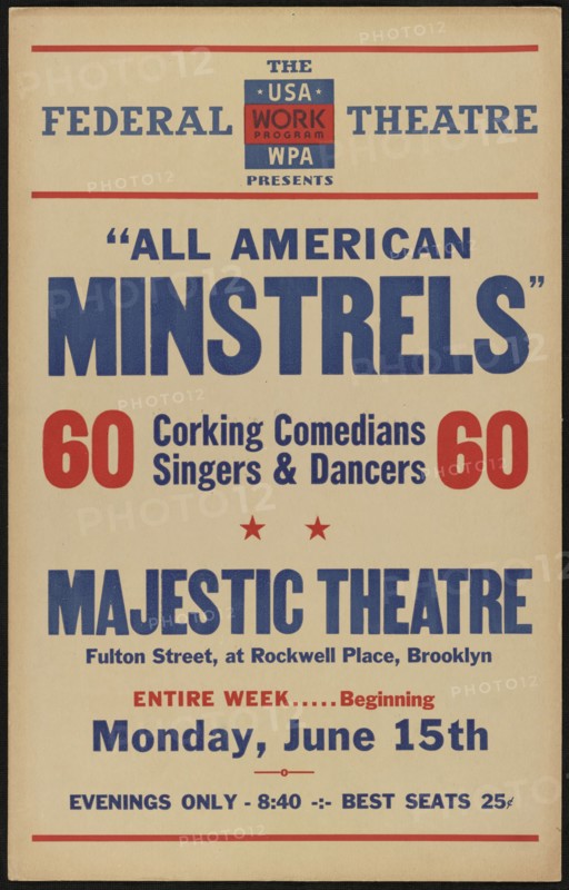 All American Minstrels, New York, 1936. Creator: Unknown.