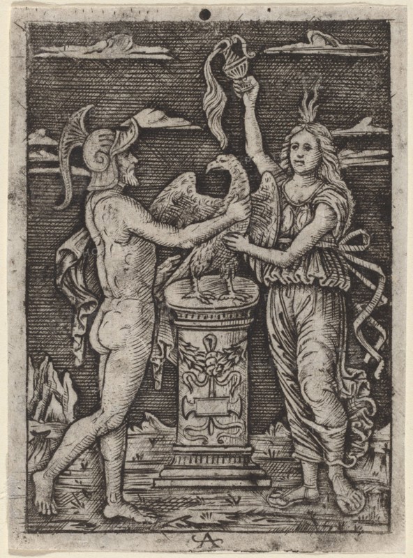 Consecration of an Eagle, c. 1500/1525. Creator: Unknown.
