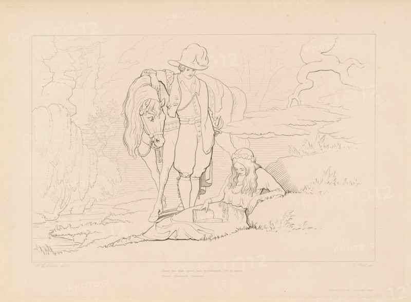 Gertrude of Wyoming, plate 8, 1846. Creator: Edward Webb.