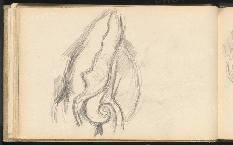Cushion of an Armchair, 1886/1889. Creator: Paul Cezanne.
