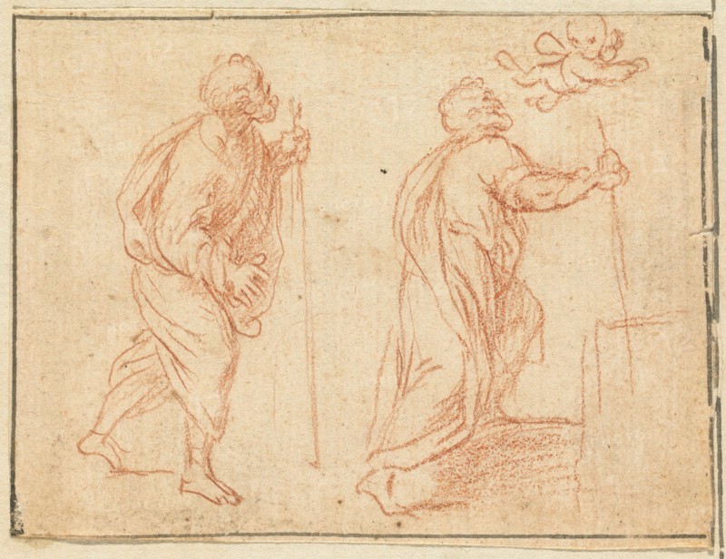 An Apostle Guided by an Angel. Creator: Agostino Masucci.