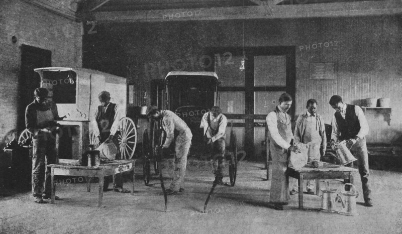 The paint shop, 1904. Creator: Frances Benjamin Johnston.