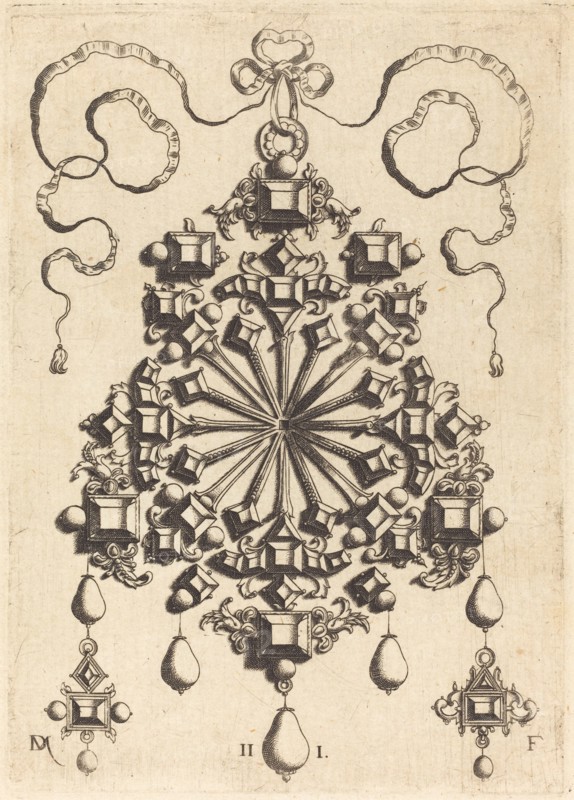 Large Pendant with Star at Centre. Creator: Daniel Mignot.