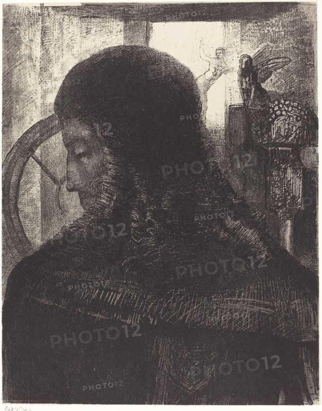 Vieux Chevalier (Old Knight), 1896. Creator: Odilon Redon.