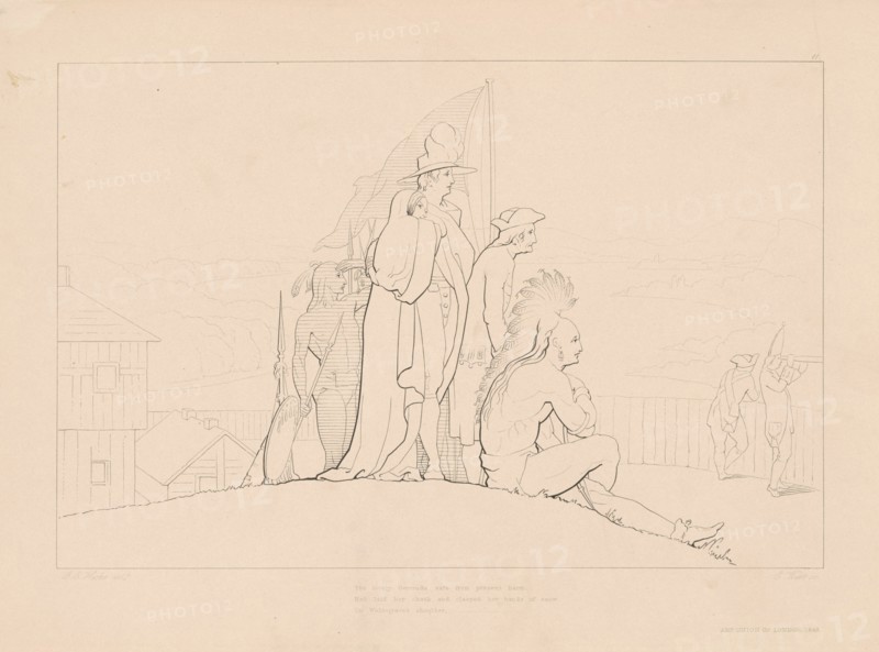 Gertrude of Wyoming, plate 11, 1846. Creator: Edward Webb.