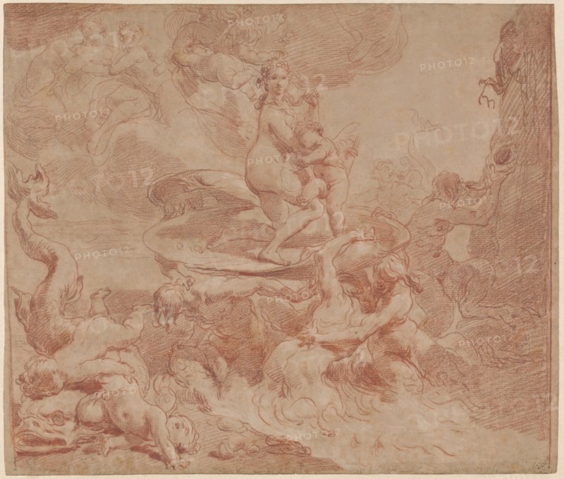 The Birth of Venus, late 1770s. Creator: Gaetano Gandolfi.