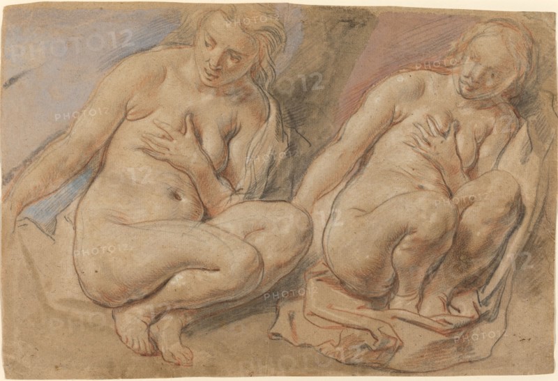 Susannah Crouching, c. 1640/1645. Creator: Jacob Jordaens.