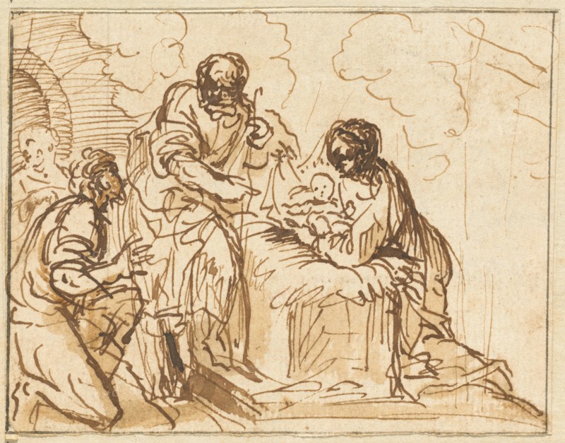 The Adoration of the Shepherds. Creator: Agostino Masucci.