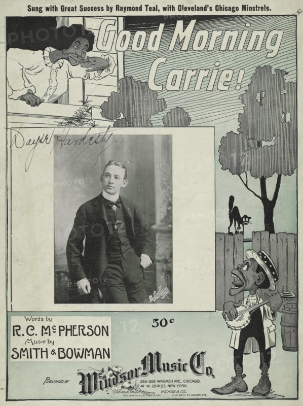 'Good morning Carrie!', 1901. Creators: Unknown, Bushnell.
