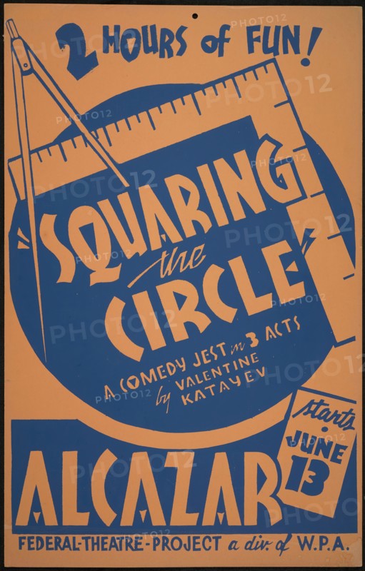 Squaring the Circle, San Francisco, 1937. Creator: Unknown.
