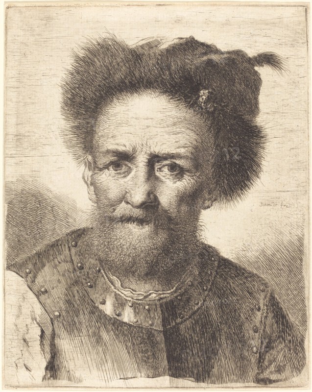 The Old Soldier, c. 1750. Creator: Georg Friedrich Schmidt.