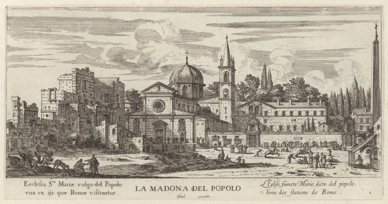La Madona del Popolo, 1640-1660. Creator: Israel Silvestre.