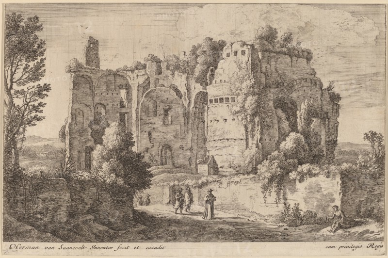 Landscape with the Cardinal. Creator: Herman van Swanevelt.