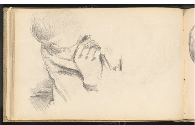 Hand and Shoulder of a Boy, c. 1885. Creator: Paul Cezanne.