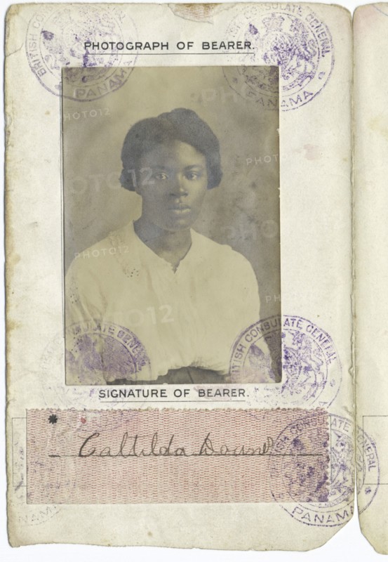 Caltilda Downes: Barbados Passport, 1917. Creator: Unknown.