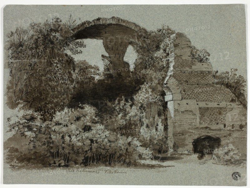 Sale Pretoriane, Villa Adriana, n.d. Creator: George Hayter.