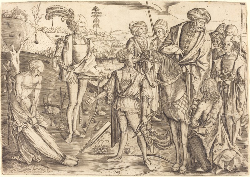 The Testing of the King's Sons, c. 1500. Creator: Master MZ.
