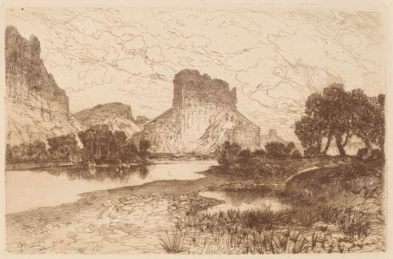 Green River, Wyoming Territory, 1886. Creator: Thomas Moran.