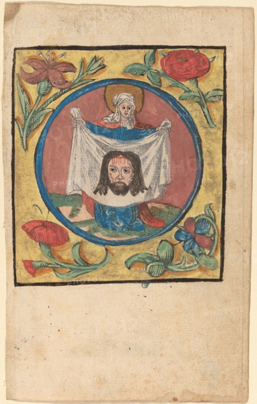 Saint Veronica with the Sudarium, c. 1500. Creator: Unknown.