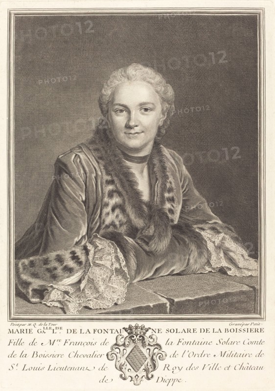 Marie Gallelise de la Fontaine. Creator: Louis Michel Petit.