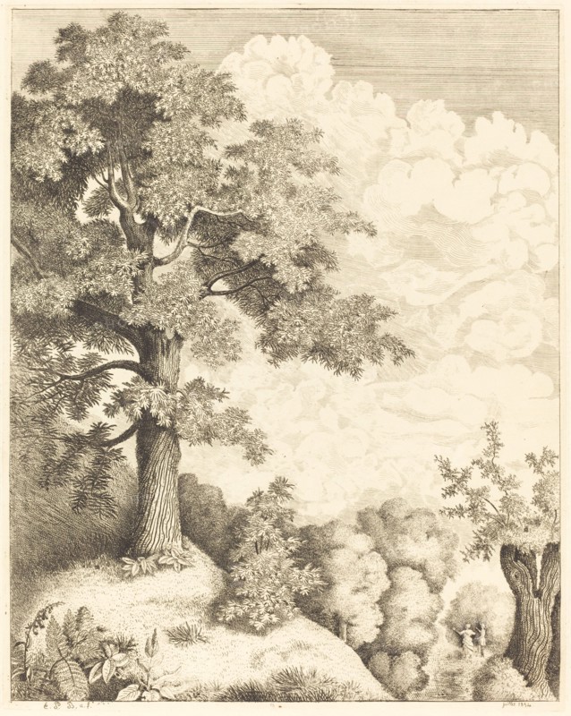 View of Santron, 1854. Creator: Emmanuel Phélippes-Beaulieu.