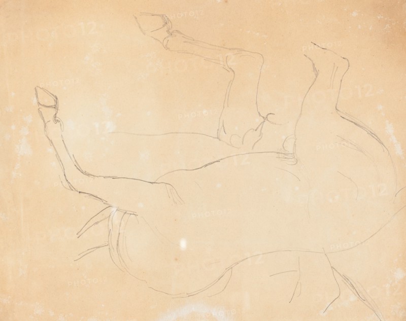Study of a Horse [verso], after 1807. Creator: William Etty.