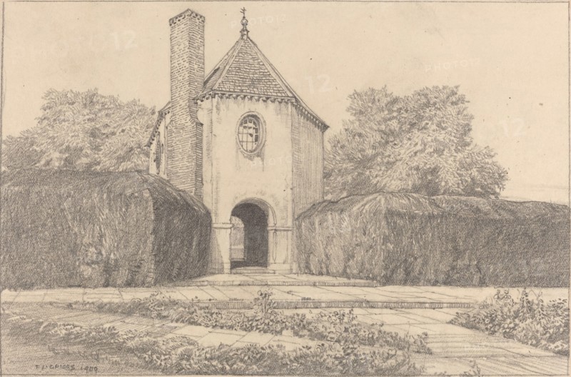 Garden House, 1909. Creator: Frederick Landseer Maur Griggs.