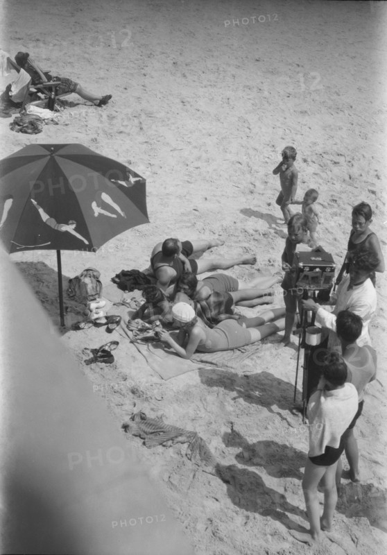 New York City views, Long Beach, 1927 Creator: Arnold Genthe.
