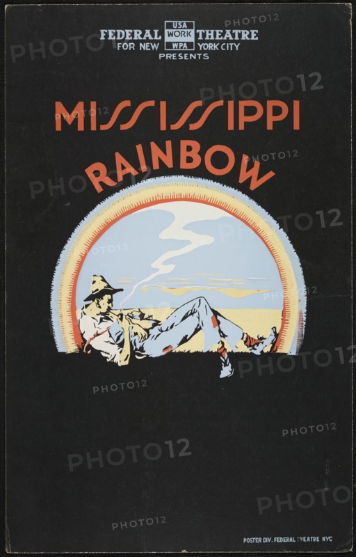 Mississippi Rainbow, New York City, [193-]. Creator: Unknown.