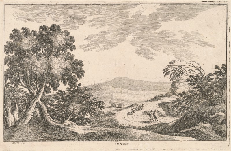 Iunius (June), late 17th century. Creator: Lodovico Mattioli.