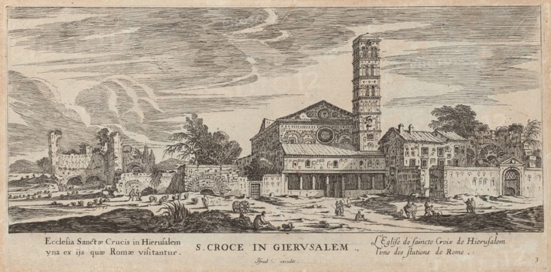 S. Croce in Gierusalem, 1640-1660. Creator: Israel Silvestre.