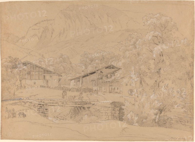 An Alpine Village in Summertime. Creator: Jean-Antoine Linck.