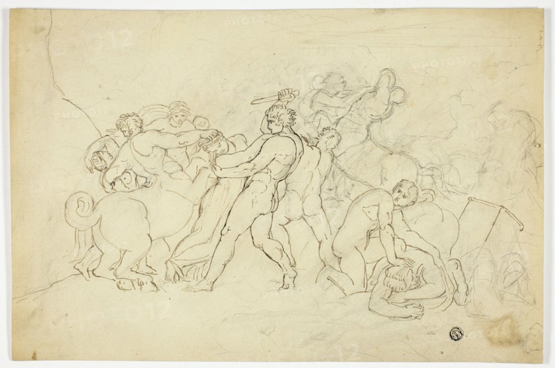 Battle of Lapiths and Centaurs, n.d. Creator: Joshua Cristall.