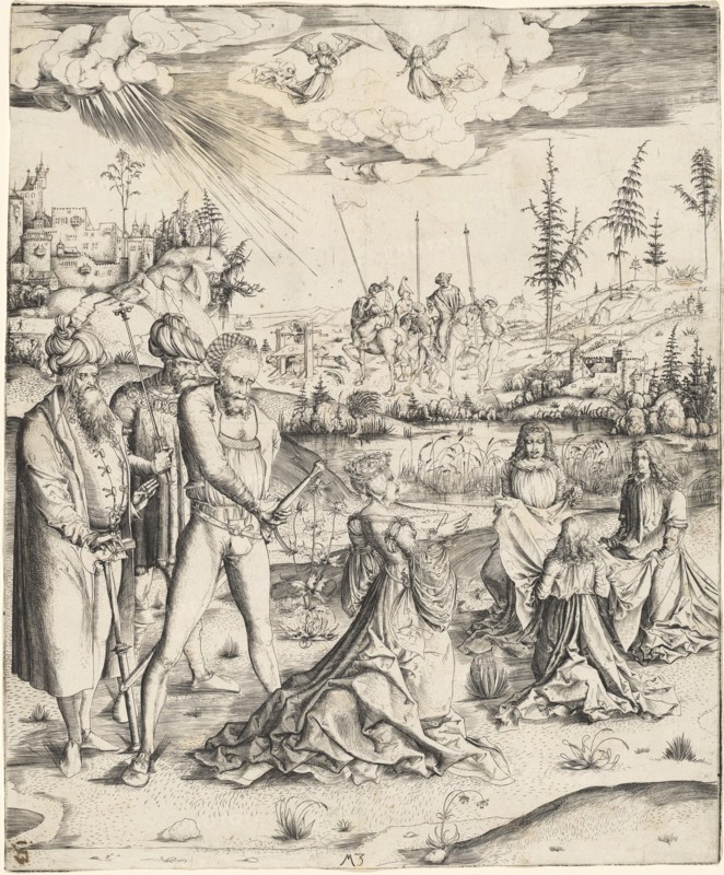 The Martyrdom of Saint Catherine, c. 1500. Creator: Master MZ.