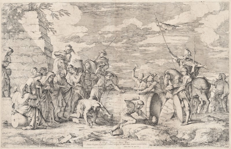 The Death of Atilius Regulus, c. 1662. Creator: Salvator Rosa.