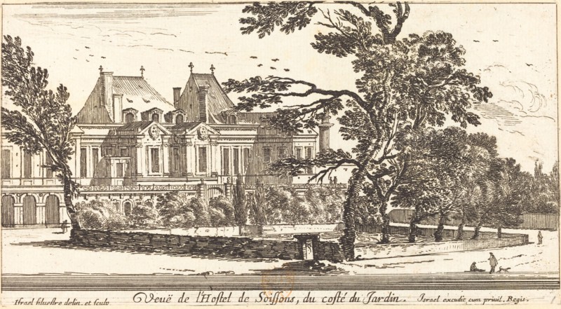 Veue de l'Hostel de Soissons, 1652. Creator: Israel Silvestre.